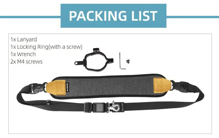 Hand-Release Belt Stabilizer For DJI RONIN-SC Accessories Gimbal Camera Protector Shoulder Strap Lanyard r60 | Электроника