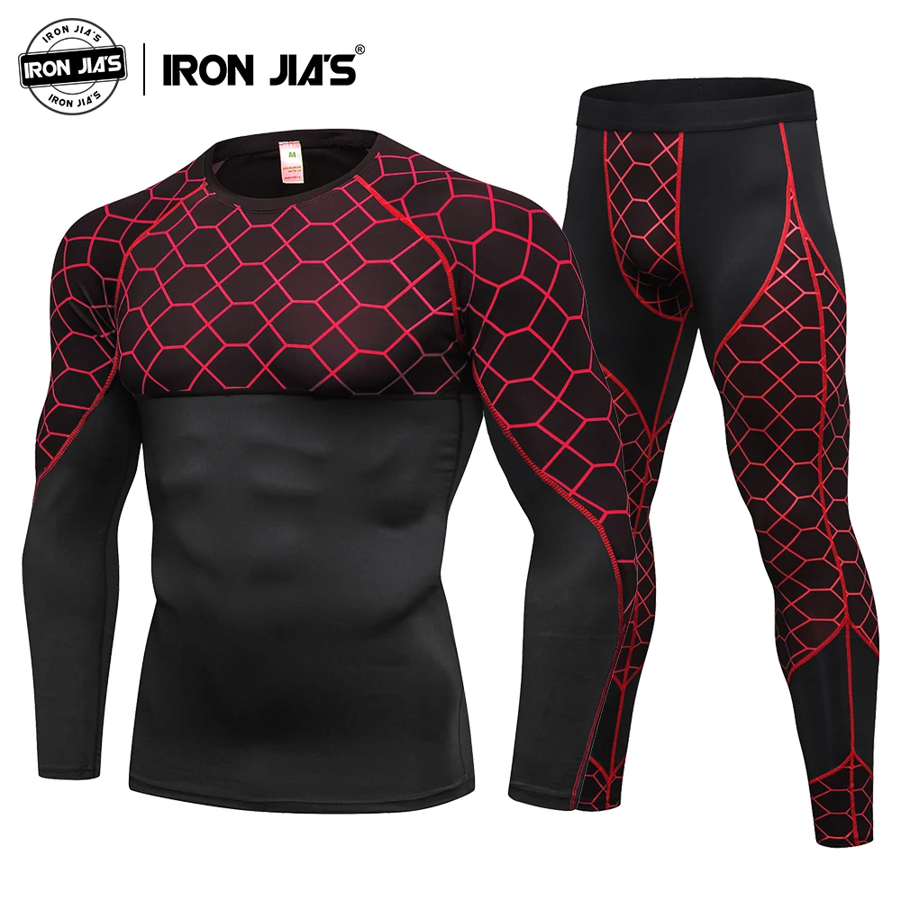 Мотоцикл Для мужчин Thermo Нижнее бельё Спорт быстрое высыхание пот Фитнес базовых