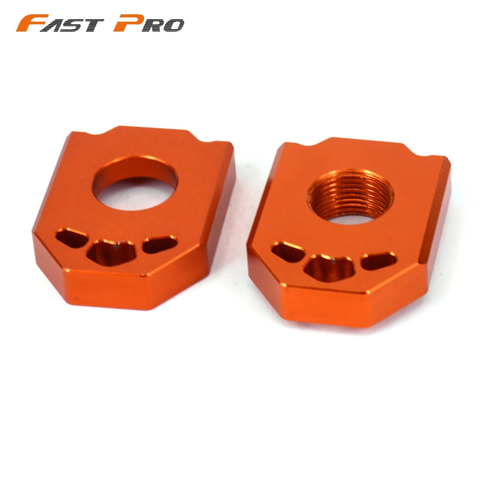 CNC сзади цепь Настройщик ось блока для KTM SX F XC EXC W XCF 85 125 150 300 350 450 530 SX85 EXC250 EXC300|chain