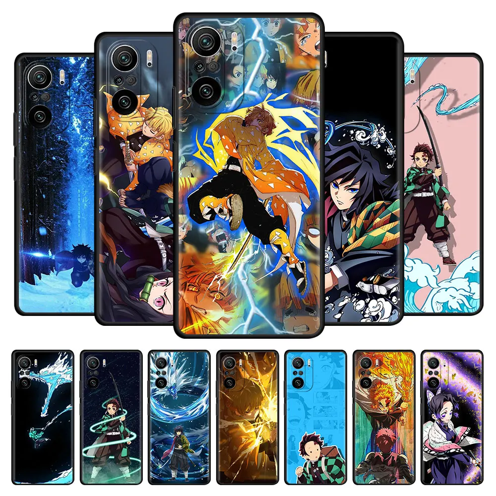 

Demon Slayer Cartoon Anime Case For Xiaomi Redmi Note 9S 9 8 8T 7 10 Pro Silicone Sac 9C 9A 8A 7 7A K40 Soft Back Phone Cover