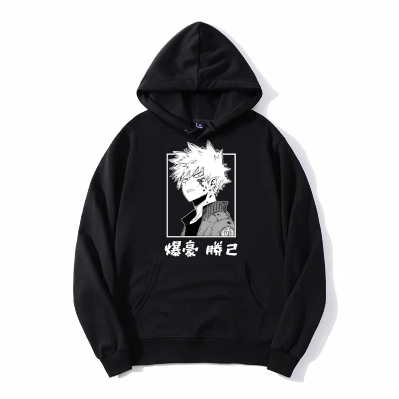 

Kimetsu No Yaiba Hoodie Katsuki Bakugo Kacchan Men Fashion Men Hooded Sweatshirt Fleece Hoodies Harajuku Streetwear Anime