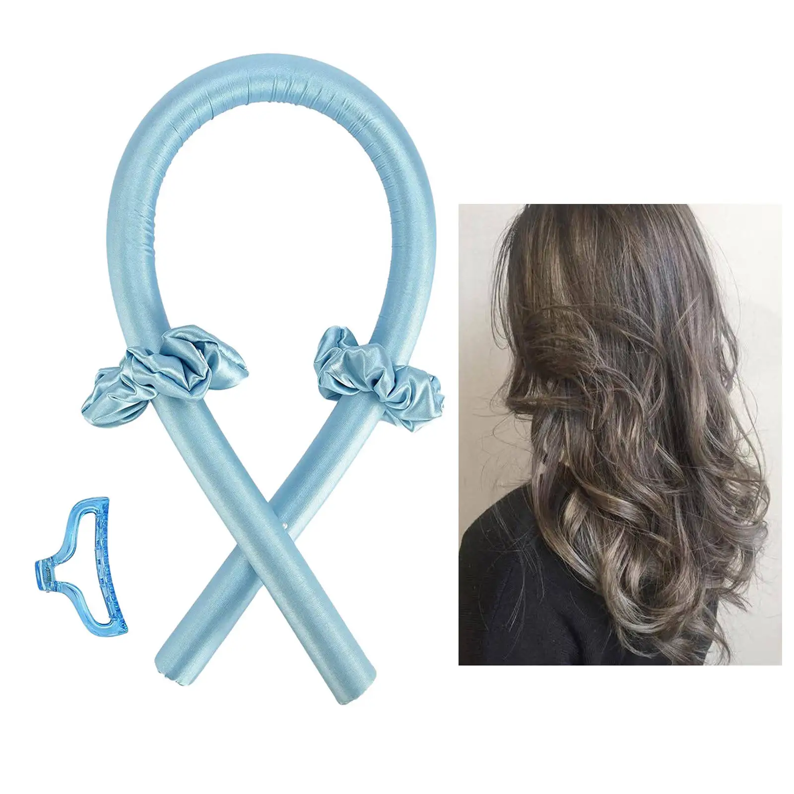 

Лента для завивки волос без тепла, шёлковая плойка, лента для завивки волос без тепла