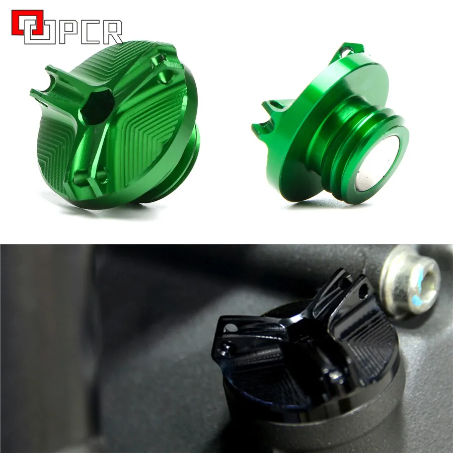 

motorcycle Engine Oil Cap cnc Filler Cover plug M20*2.5 For kawasaki Z900 versys 1000 VN650 Z1000 SX Z800 ER6N/F NINJA 250 SL