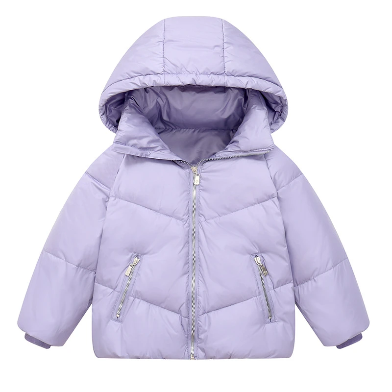 

Boys Coats Winter Down Cotton Jacket Childrens Plush Thick Warm Hooded Jacket For 3-10 Years Old Kids Girl Clothing
