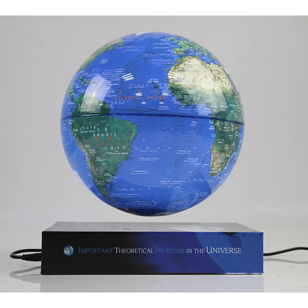Домашнее украшение магнитная левитация 8 дюймов вращающаяся земля плавающий шар