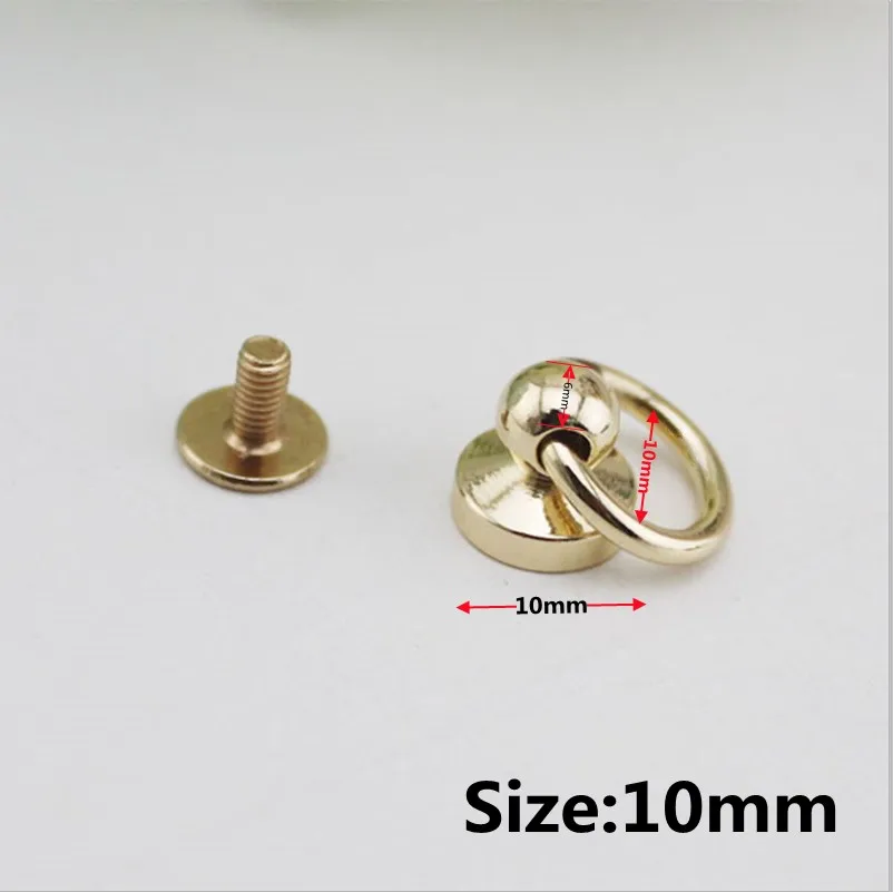 10 комплектов металлических шариковых штифты с уплотнительным кольцом заклепки