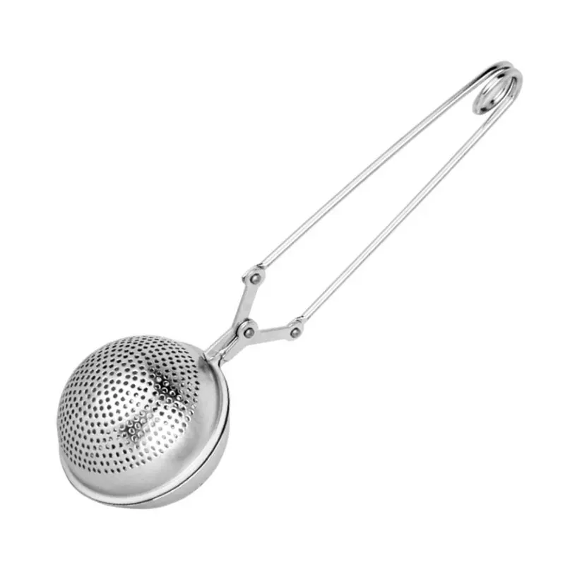 Удобный чайный шар 304 нержавеющая сталь горшок Сфера сетка чайная Ручка фильтра
