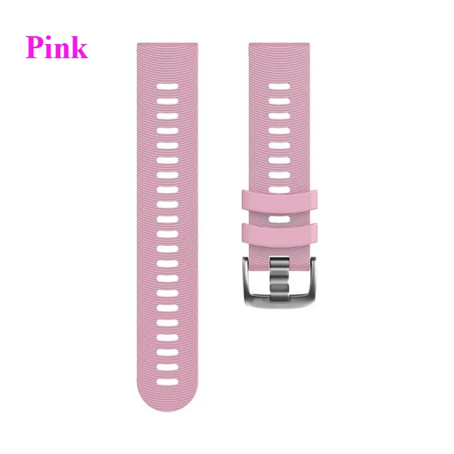 Pink JKER 20 мм спортивный силиконовый ремешок для часов для Garmin Forerunner 245 245M 645 Vivoactive 3 Vivomove HR умный Браслет - Цвет: Pink