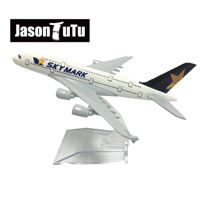 JASON TUTU 16 см Skymark Airlines модель самолета Аэробус A380 Литые металлические самолеты
