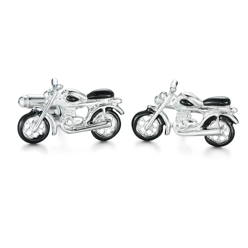 Латунь покрытая серебром ручной цвет модные мужские запонки в стиле ретро для