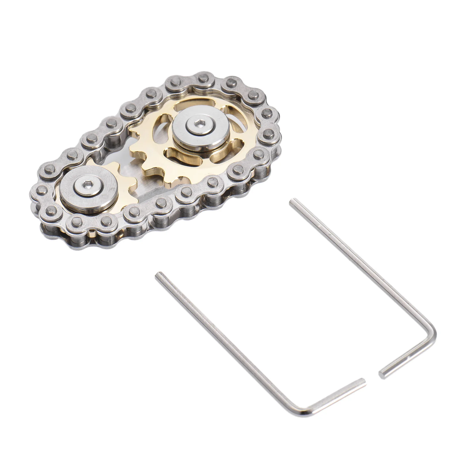 

New Metal Sprocket Flywheel Hand Spinner Focus Toy Fidget Spinner Electroplate Toys for Children Wholesale Adult Toys Drop Ship