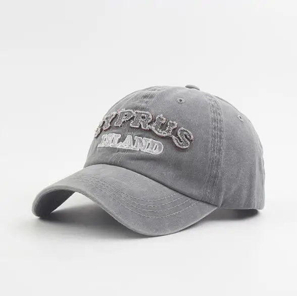 

Hot Retro cypus Washed Baseball Cap Fitted Cap Snapback Hat For Men Bone Women Gorras Casual Casquette Letter Black Cap