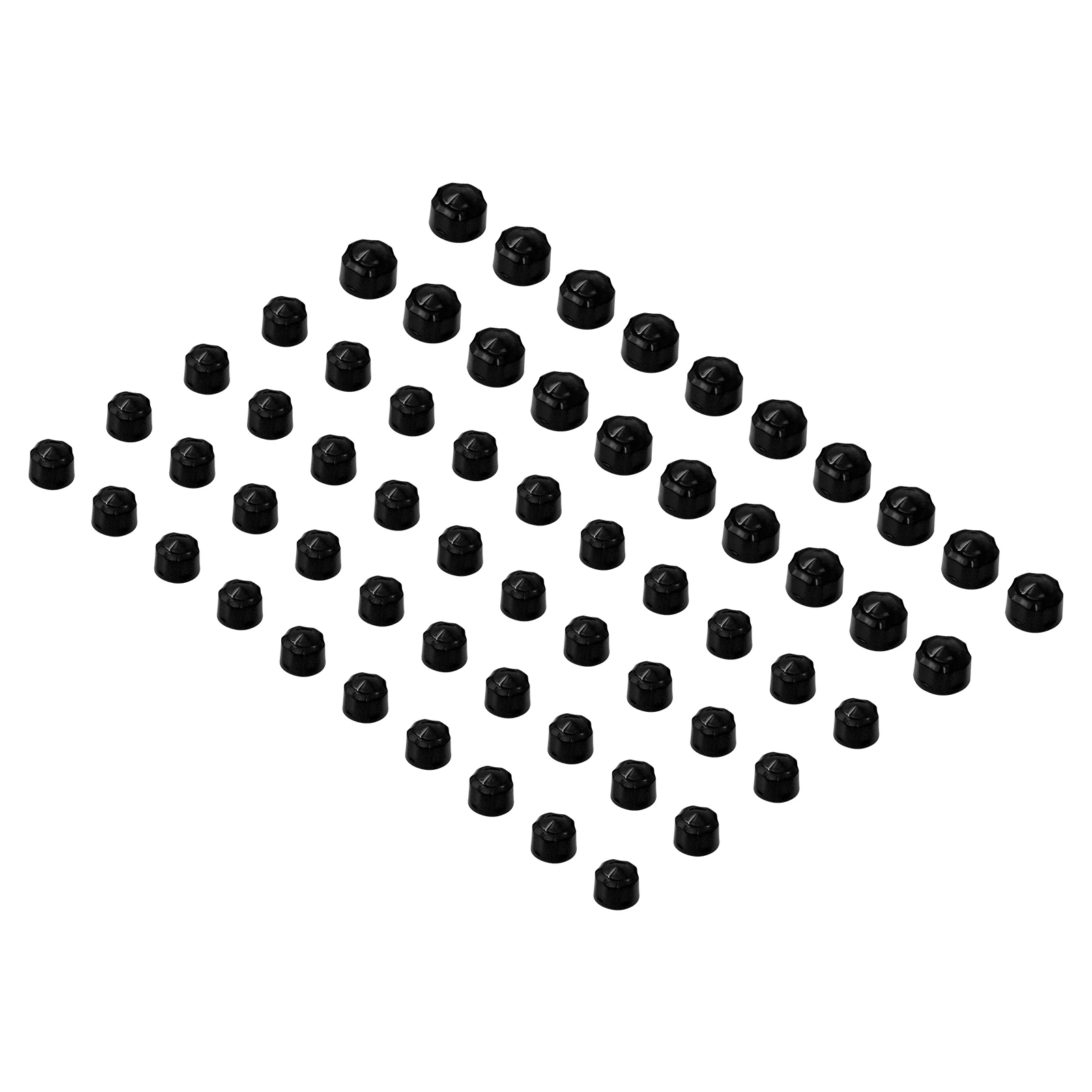 Черная/хромированная крышка винта для болта двигателя мотоцикла 60 шт. Harley Softail Slim