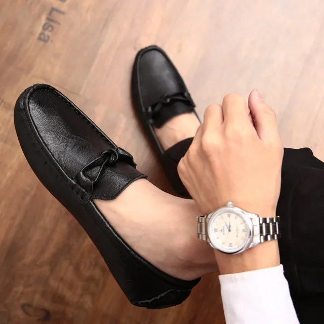 

leather shoes for men slip on fashion formal shoes men classic coiffeur italian loafers men breathable party wedding dress shoes