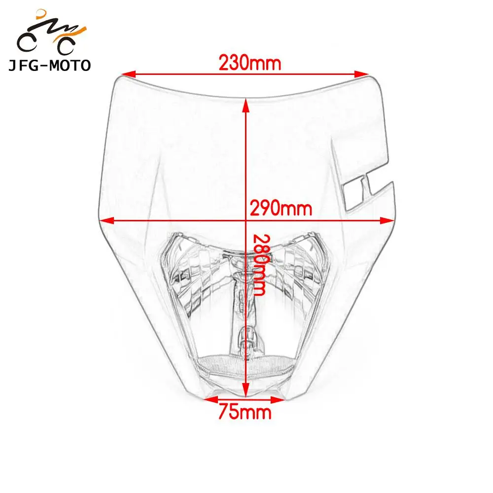 Универсальный налобный фонарь для мотоцикла S2 KTM SX SXF EXC EXCF XC XCF XCW XCFW 125 150 250 350 450 525 530