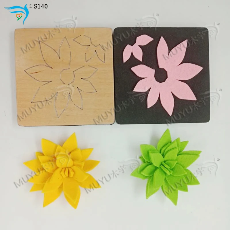 Складной цветочный DIY новая деревянная форма Вырубные штампы для скрапбукинга Толщина/15,8 мм/S140