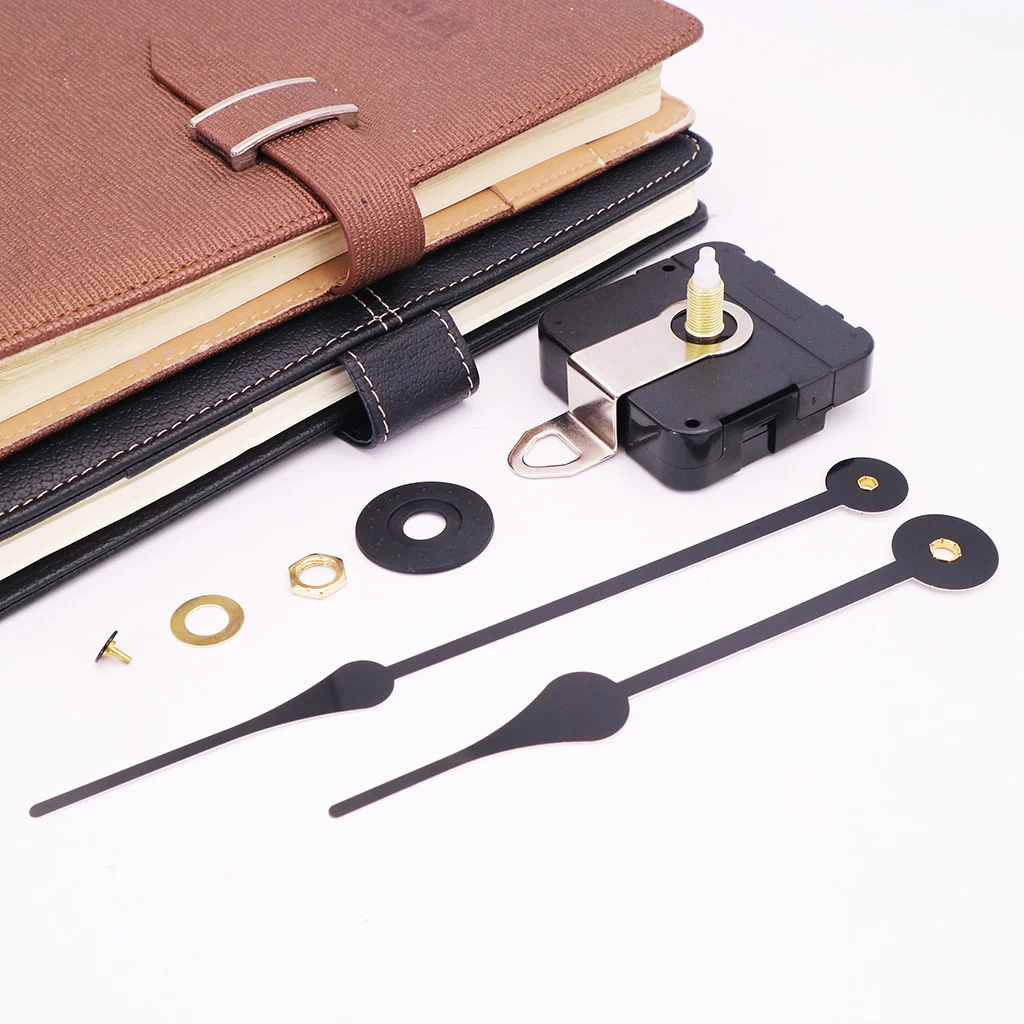 

Silent Quartz Wall Clock Movement DIY Replacement with 2 Long Pointers Set