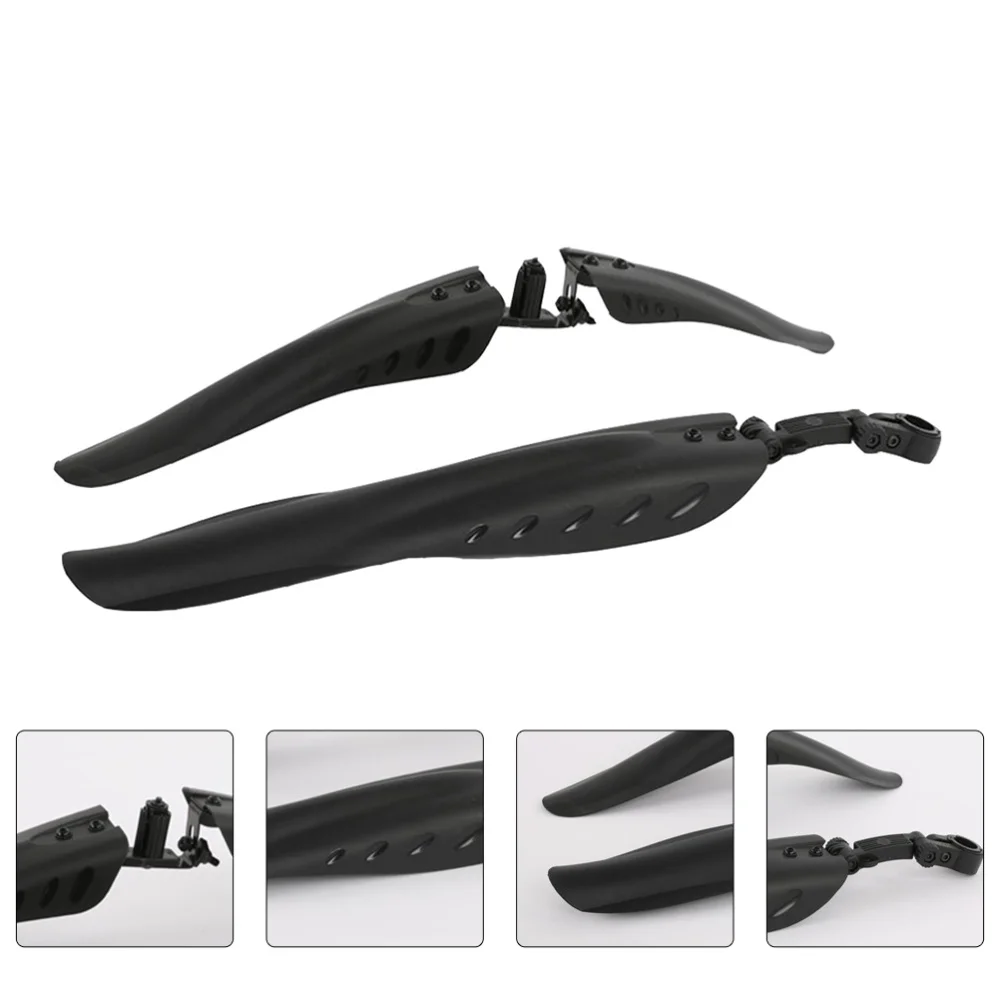 

1 Pair of Mud Guard Bike Rainwater Guard Mountain Road Bike Dirt Board (Black)