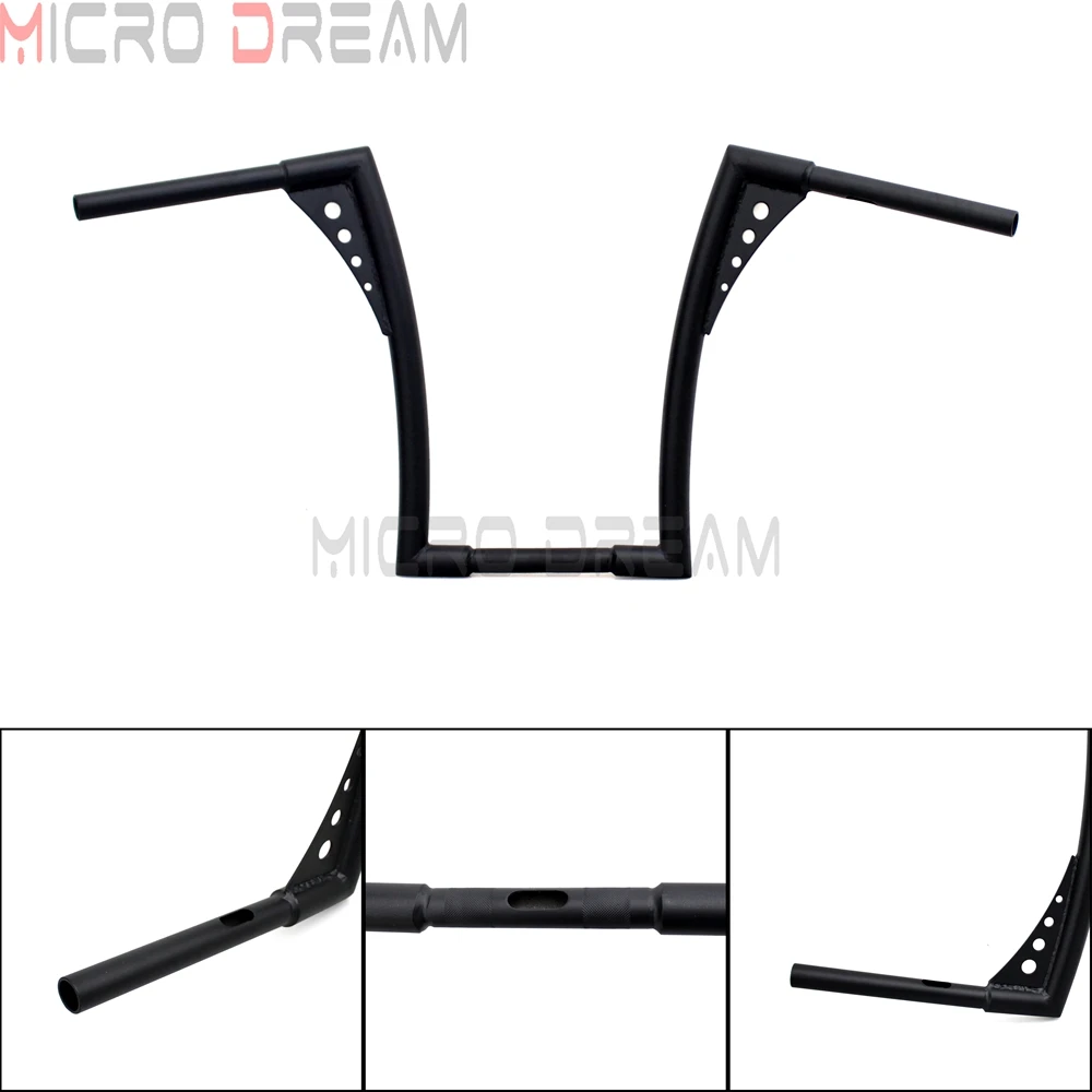 16 &quotRise мотоцикл 1-1/4&quot APE вешалка руль для Harley Dyna Bobber Sportster XL Custom Softail FLST FXST черный |
