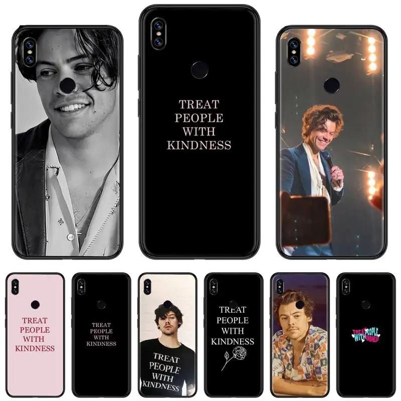 Чехол для телефона из ТПУ Harry Styles Treat People With Kindness Xiaomi Mi A1 A2 5 6 6PLUS 8 9 SE Lite MIX 2 2S MAX 3 Pocophone