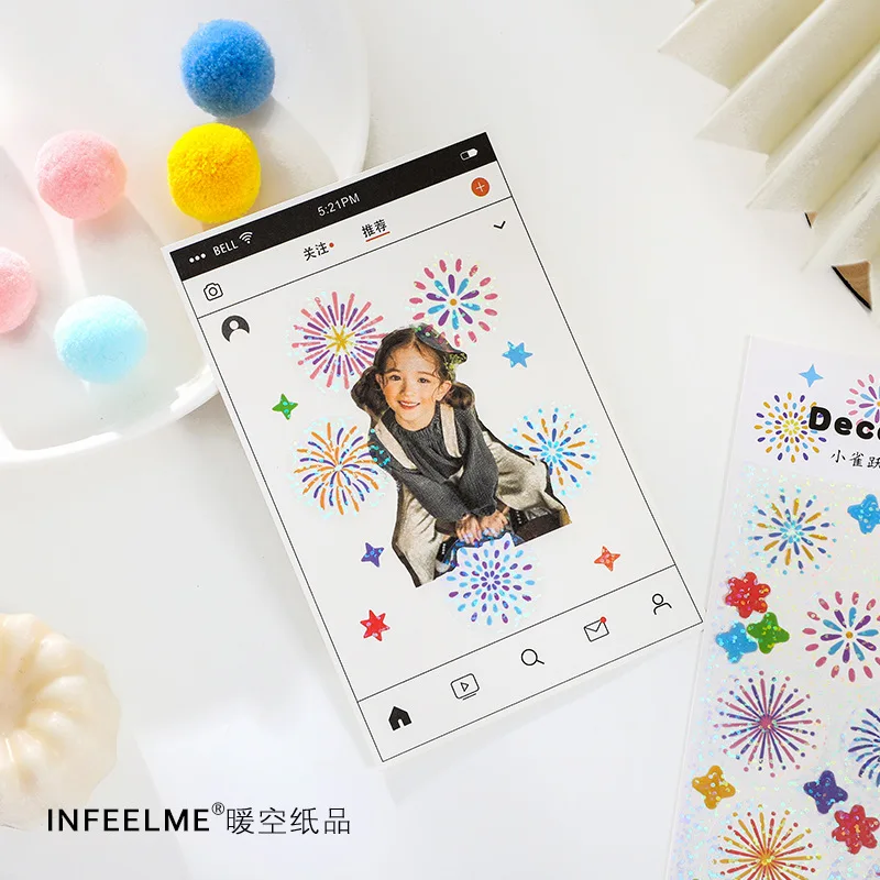 1 лист/упаковка наклейки бабочки для домашних животных|Канцелярские наклейки| |