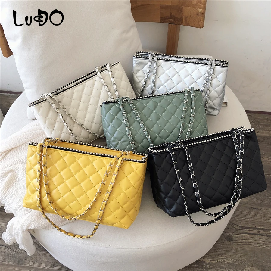 

Fashion Women Pu Leather Shoulder Bag High Quality Large Capacity Ladies Shoulder Bag Luxury Designer Female Messenger Bags