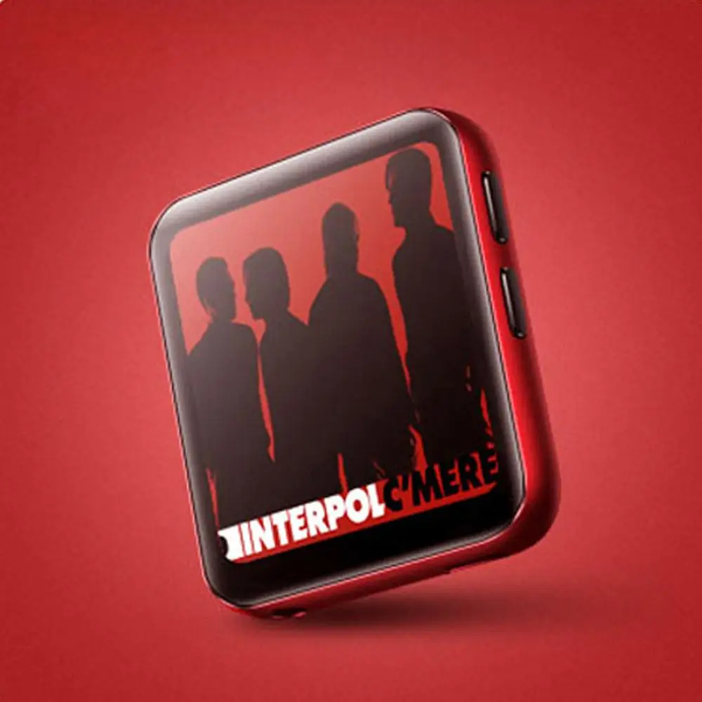 Сенсорный экран 16 Гб Bluetooth MP3 плеер с часами подарок MP3 Музыка Аудио плеер FM радио портативный для бега Запись голоса - Цвет: Красный