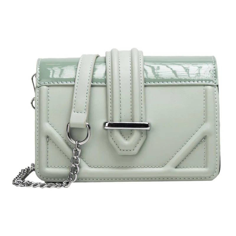 Элегантная женская мини квадратная сумка с клапаном 2019 летняя новая