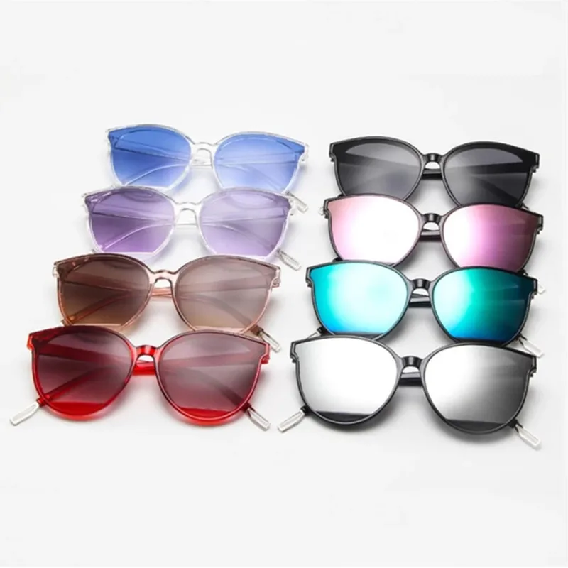 

Модные Винтажные Солнцезащитные очки для женщин 2021 новые классические пластиковые роскошные солнцезащитные очки для женщин зеркальные ре...