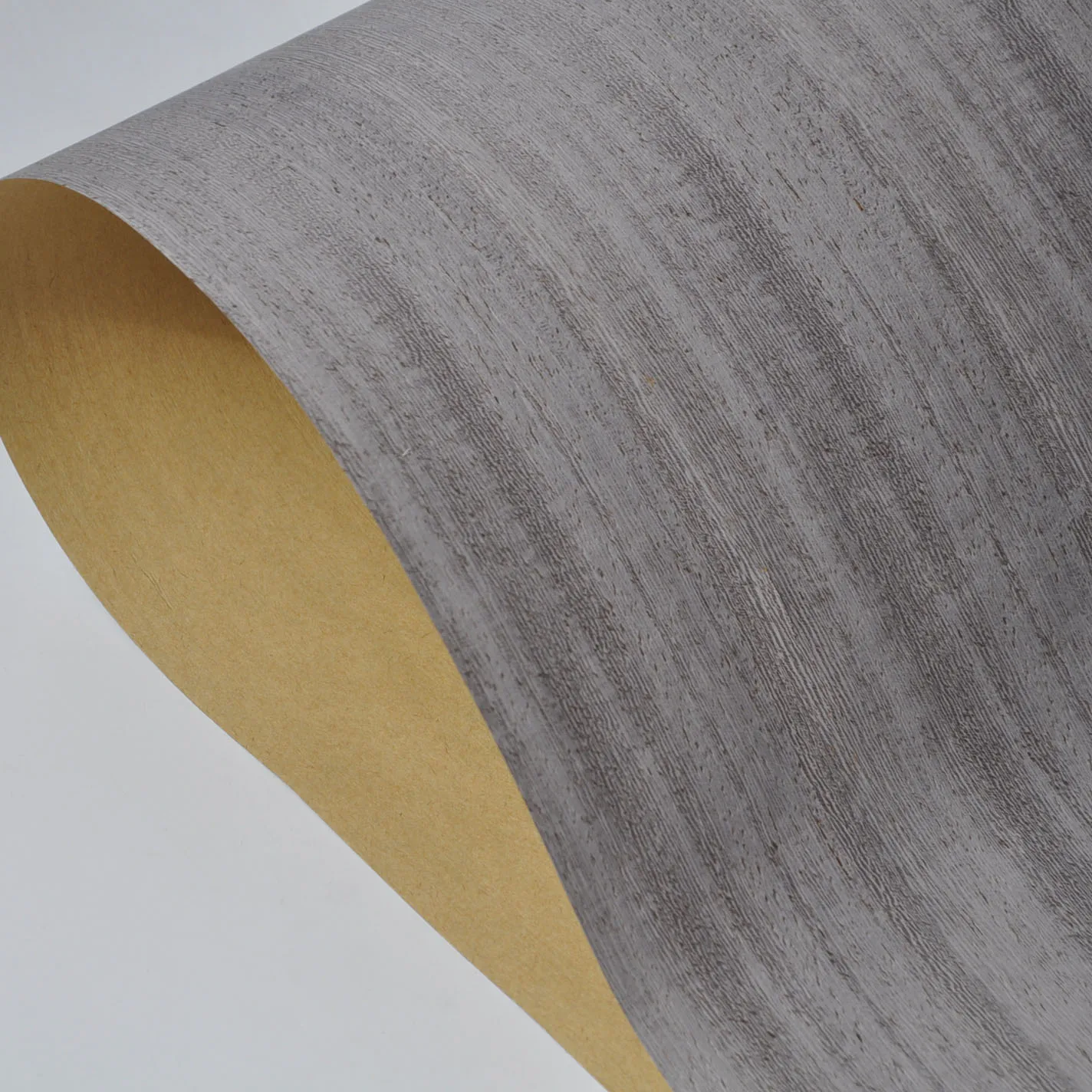 Шпон из крафт бумаги Гренландии окрашенный шпон венге 2500 мм * 600 для кухонной