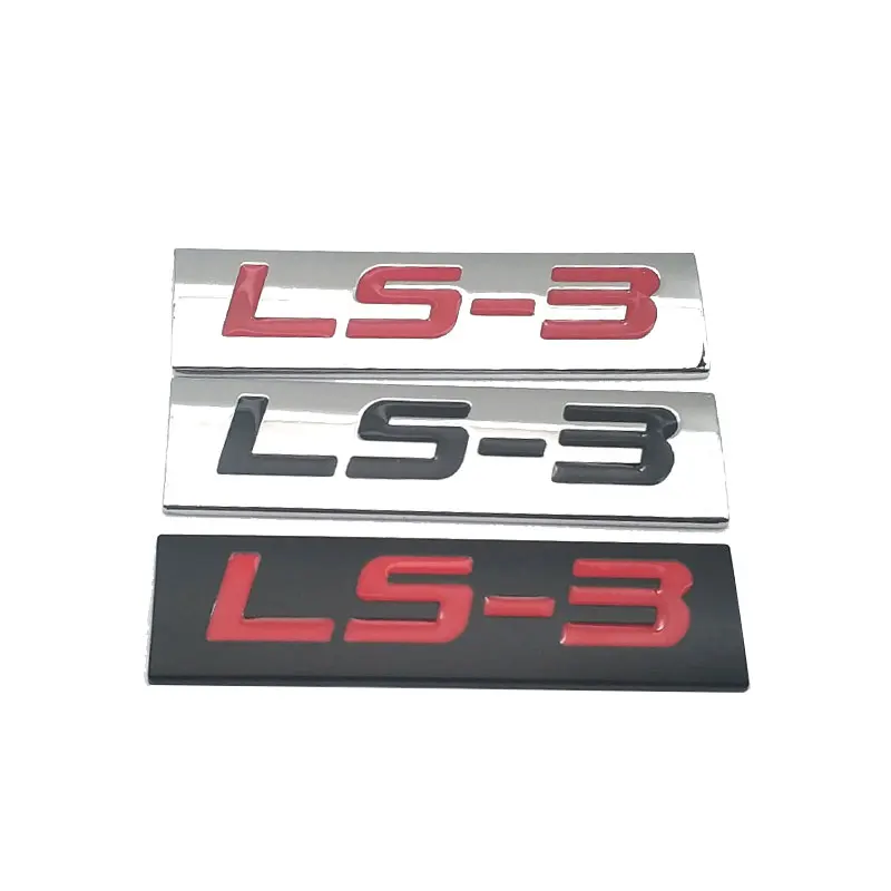 3D наклейки на автомобиль металлические LS3 логотип эмблема крыло автомобиля