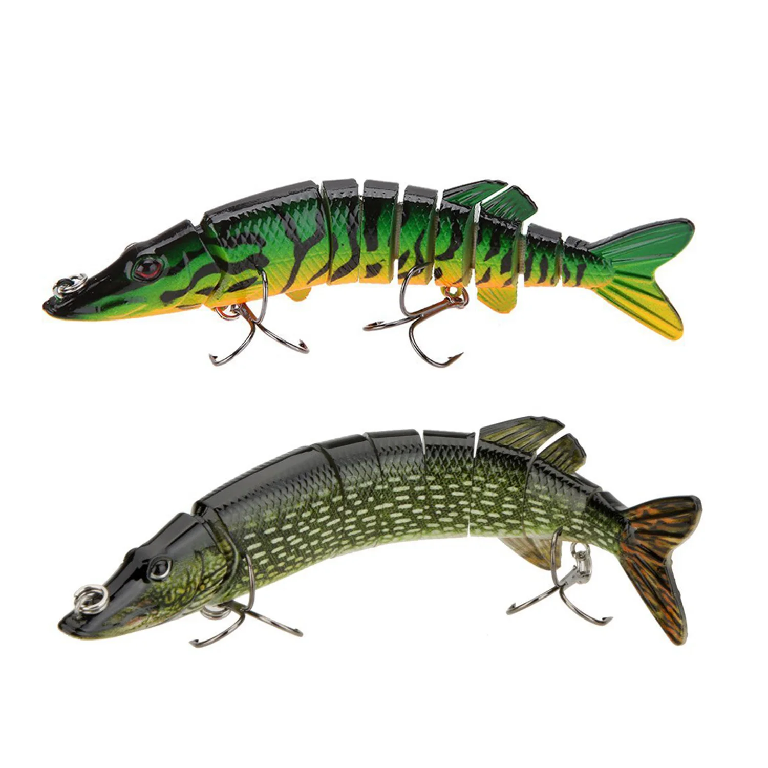 2 предмета жесткая рыболовная приманка мульти шарнирная Щука маски Рыбалка