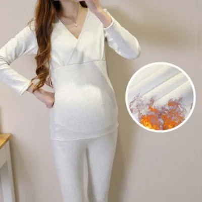 Новинка Платье для беременных осенне-зимняя одежда месяцев послеродовые пижамы