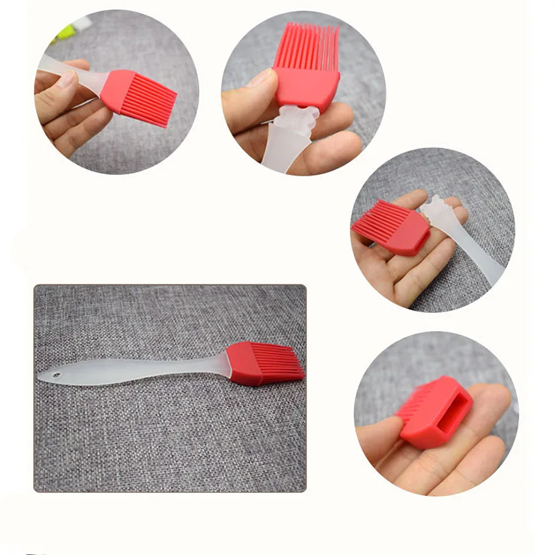 Высококачественное пищевое силиконовое масло для барбекю кухонная щетка