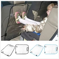 anti stepped dirty car seat back protector cover for children babies kick mat protects chair cover auto clear mat