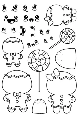 

Пряничным человечком чистый штамп для скрапбукинга для Скрапбукинг прозрачной силиконовой резины DIY Фотоальбом Декор 1269