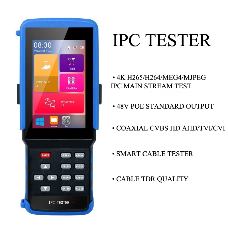 IPC 9310 POE wifi 4 3 &#39&#395 в одном тачскрин CCTV тестер для IPC/аналоговой камеры 8MP 5mpahd CVI