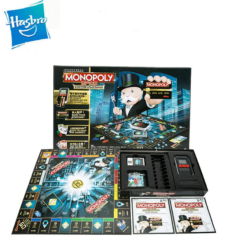 Hasbro Games Монополия электронный банковский апгрейд торговечерние взрослая семья