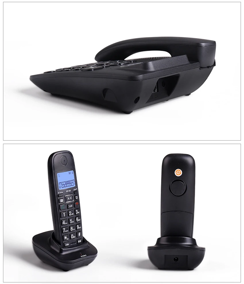 2.4G Corded Phone Handset - 2Cordless Answering Machine 300M Long Range Wireless Telephone | Компьютеры и офис