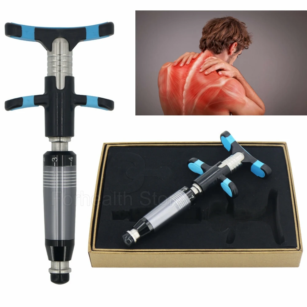 

Manual Spine Correction Device Adjustment Therapy Cervical Thoracic Correction Gun 304 Stainless Steel 6 Levels High-Quality Mas