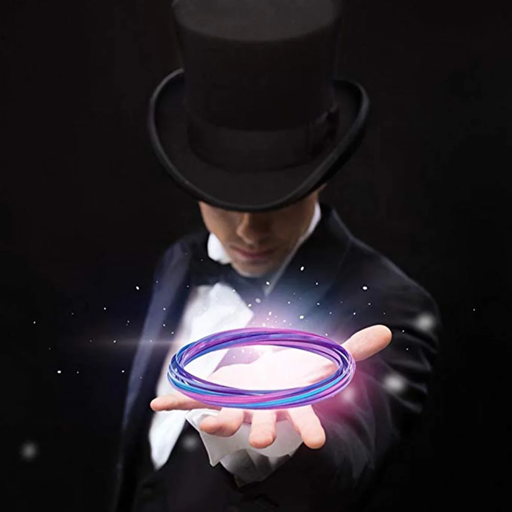 

Creative stainless steel 3D fluid decompression magic Bracelet rotating Bracelet novel colorful flow ring decompression toy