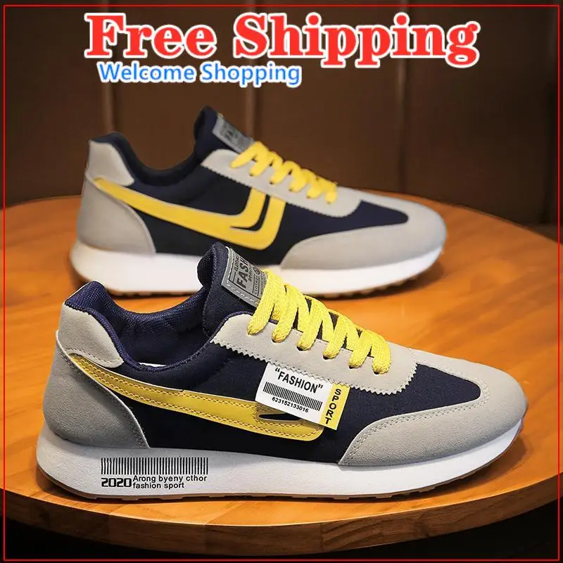 

Men's shoes spring summer Korean HK version of tide shoes sports running shoes breathable Agam shoes cloth shoes board shoes