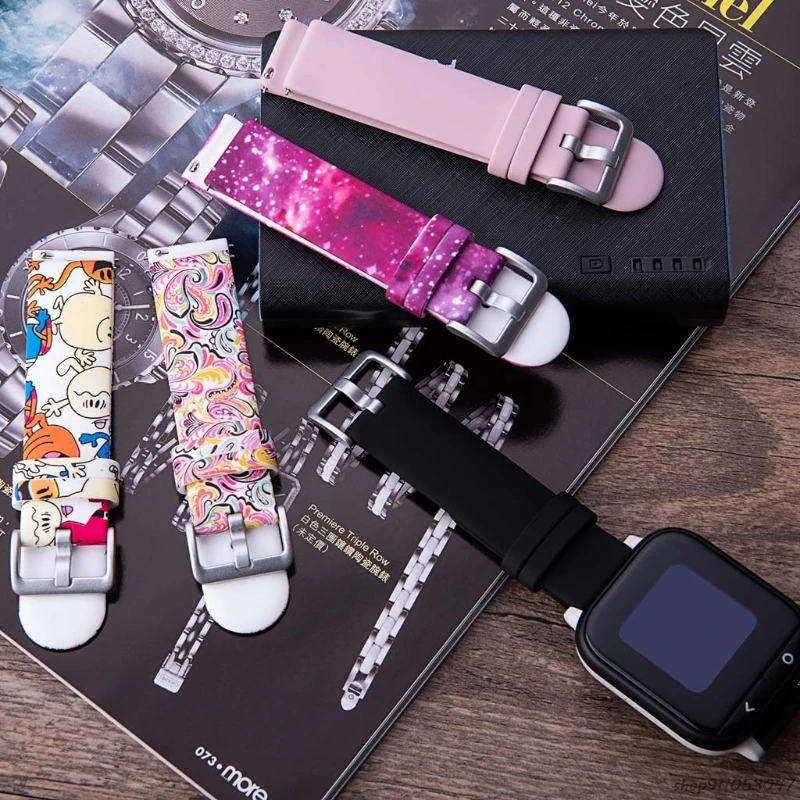 Ремешок силиконовый для детских наручных часов Универсальный сменный Браслет с