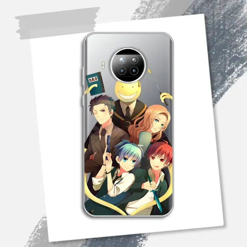 

Assassination Classroom Phone Case Transparent for xiaomi redmi note 8 9 9s 11 10t lite pro