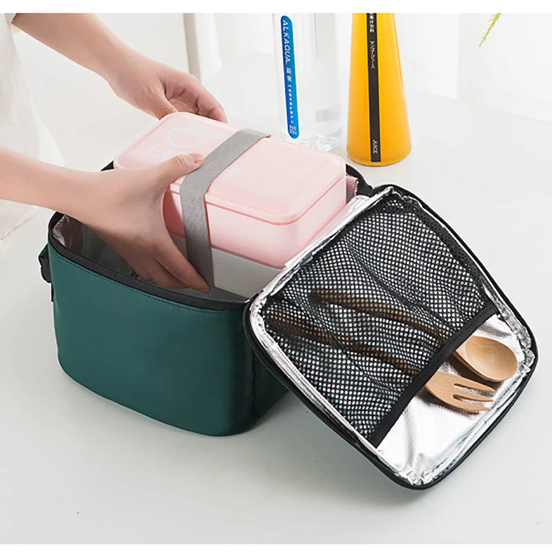 

Warm Cooler Lunch Bag Isotherme Thermal Food Picnic Bag for Women Kids Men Thermo Lunch Box