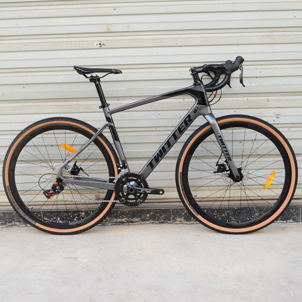 TWITTER 700C дорожный велосипед для гравия по пересеченной местности 22 и 24 скорости