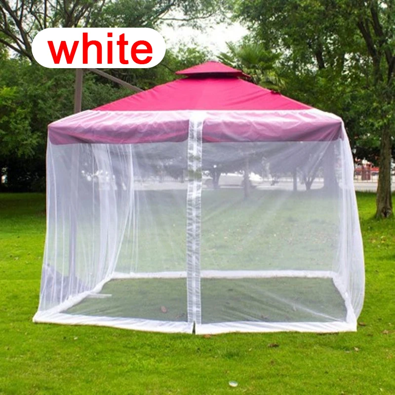 

Outdoor Mosquito Net Umbrella Home Bed Roman Umbrella Cover Safe Mesh Netting Mosquito Insect Net Double-door Umbrella Tent