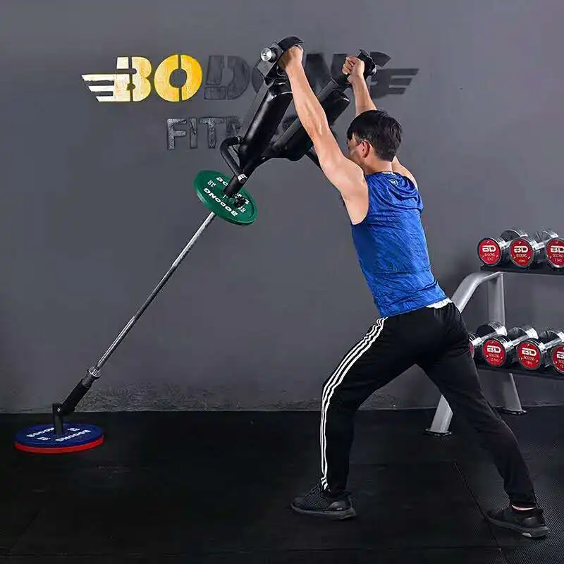 Оборудование для тренировок на спине, штанга на плечах, гребной тренажер с вытяжной ручкой для фитнеса, взрывчатый тренажер