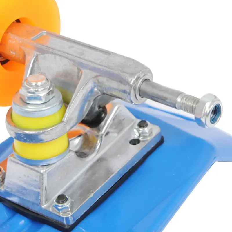 

22 inch Four-wheel Skateboard for Beginners Single-Warp Kick Skate Board Aluminum Bracket