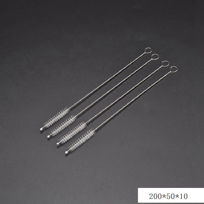 6 шт. экологически чистый многоразовый бамбуковый соломинки с Чистящая Щетка для